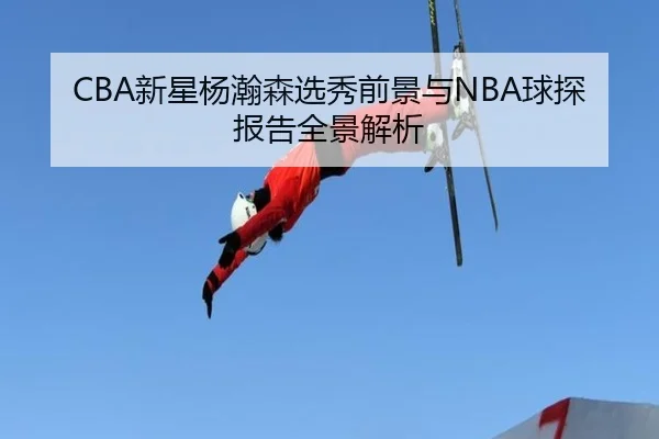 CBA新星杨瀚森选秀前景与NBA球探报告全景解析