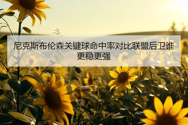尼克斯布伦森关键球命中率对比联盟后卫谁更稳更强